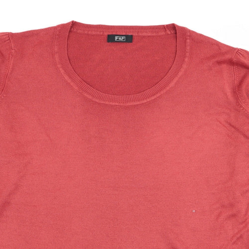 F&F Womens Brown   Pullover Jumper Size 16