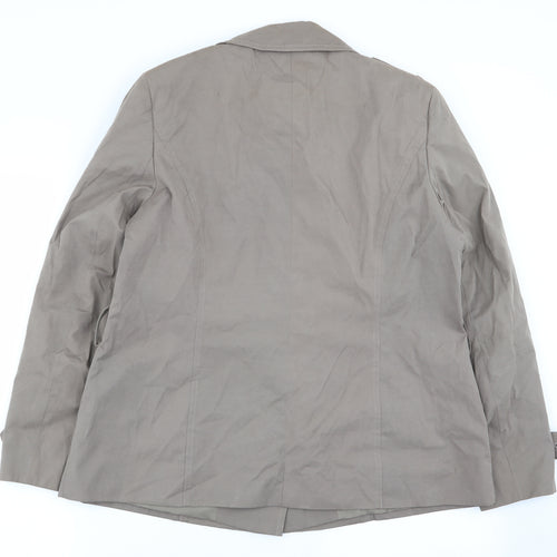 Debenhams Womens Brown   Overcoat Coat Size 14