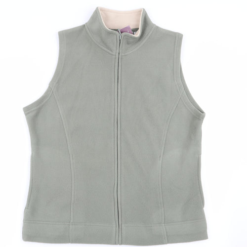 EWM Womens Green   Full Zip Jumper Size 14