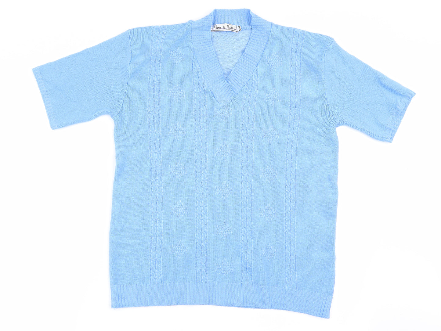 pure&natural Womens Blue   Pullover Jumper Size S