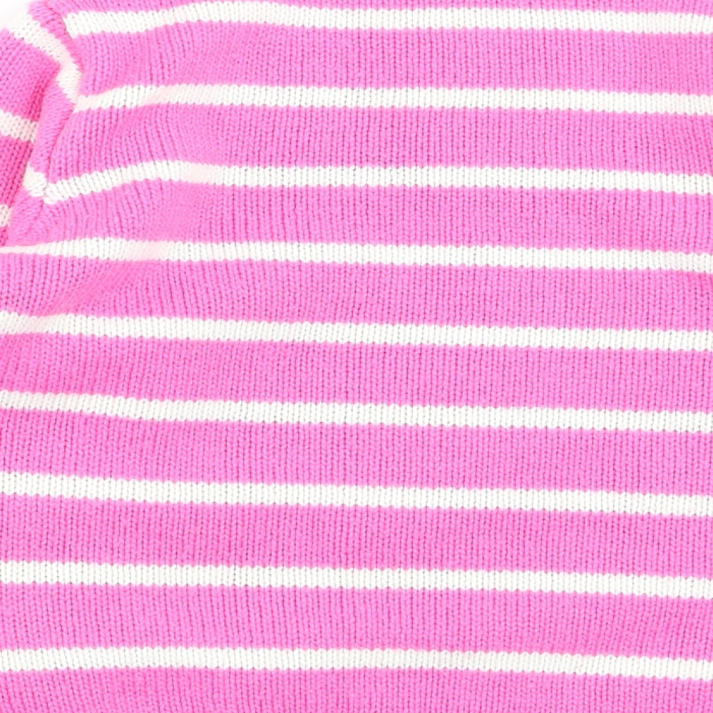 Disney Girls Multicoloured Striped  Pullover Jumper Size 2-3 Years