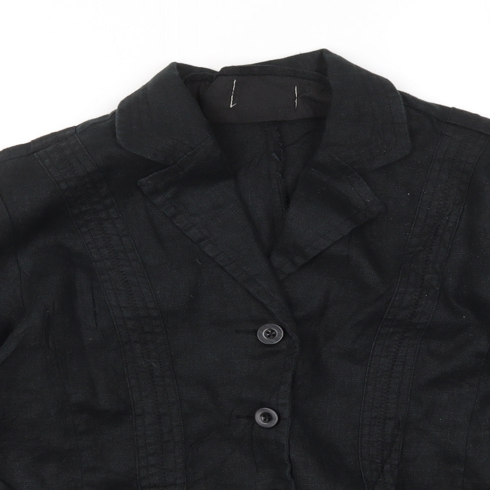 Adini Womens Black   Jacket Blazer Size M