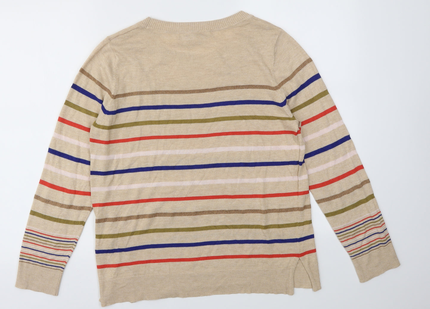 NEXT Womens Multicoloured Striped  Pullover Jumper Size 18