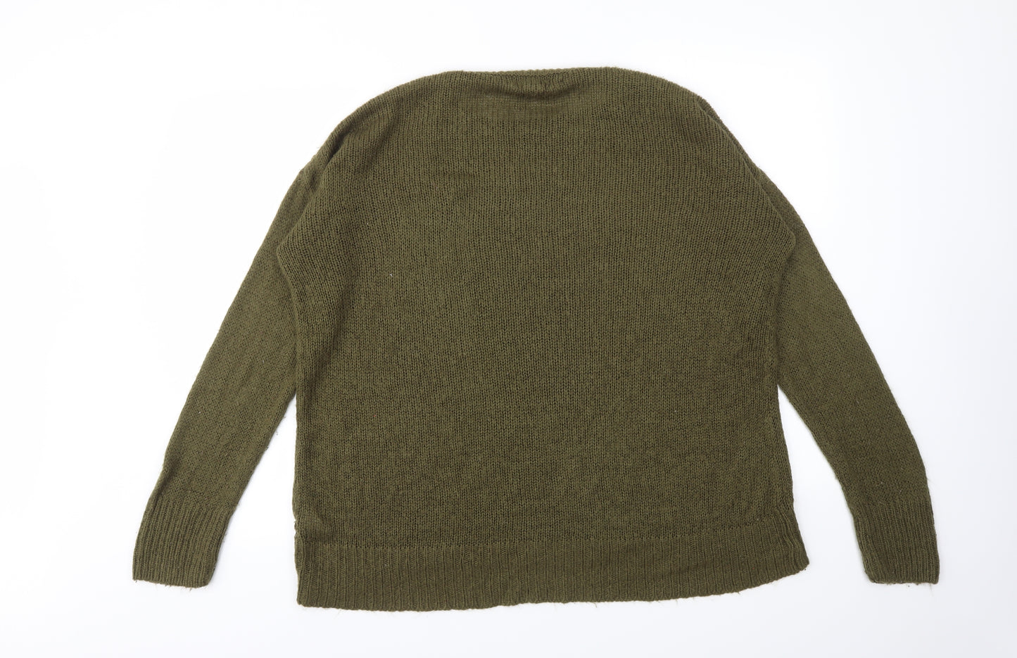 New Look Womens Green   Pullover Jumper Size L
