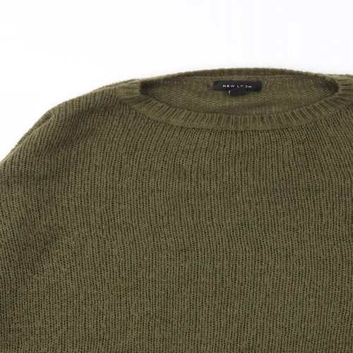 New Look Womens Green   Pullover Jumper Size L