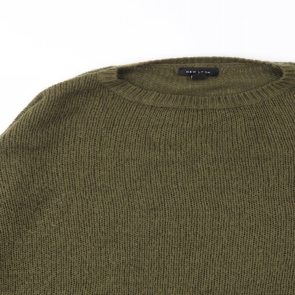 New Look Womens Green   Pullover Jumper Size L