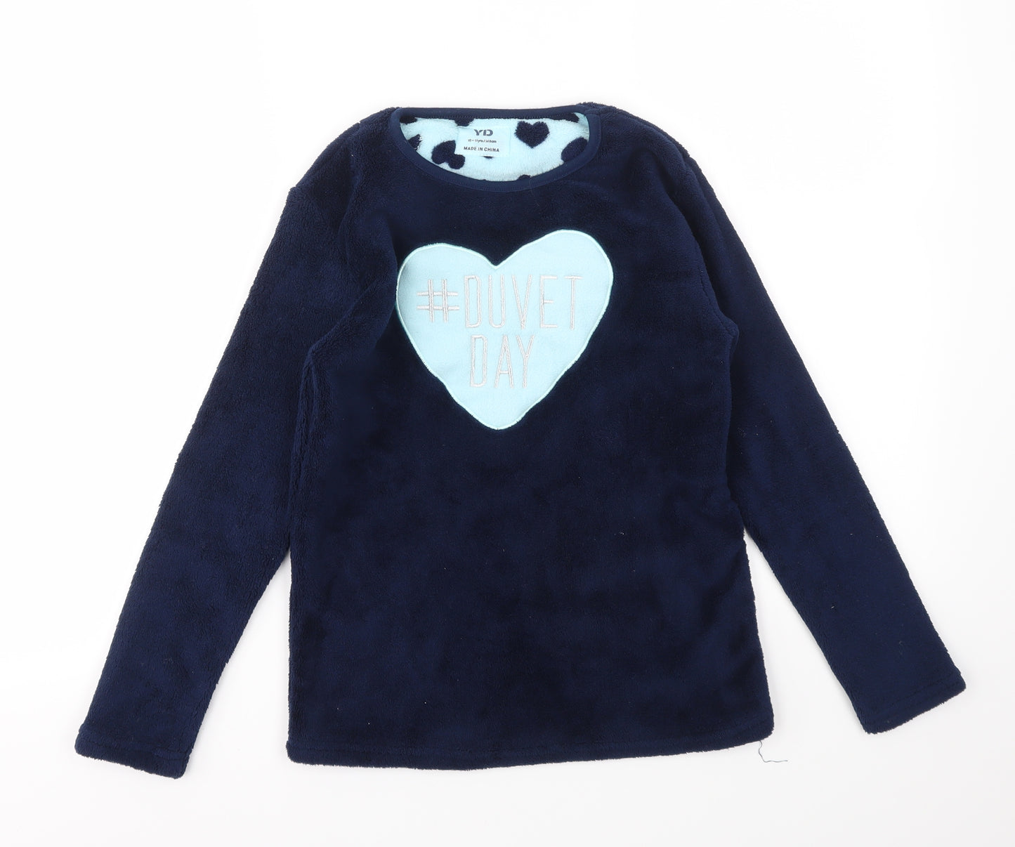 YD Girls Blue   Top Pyjama Top Size 10-11 Years