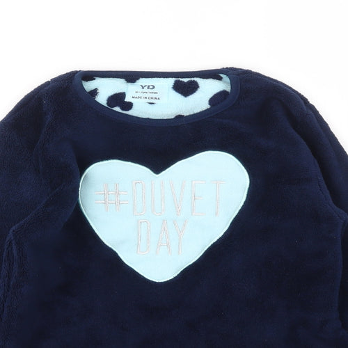 YD Girls Blue   Top Pyjama Top Size 10-11 Years