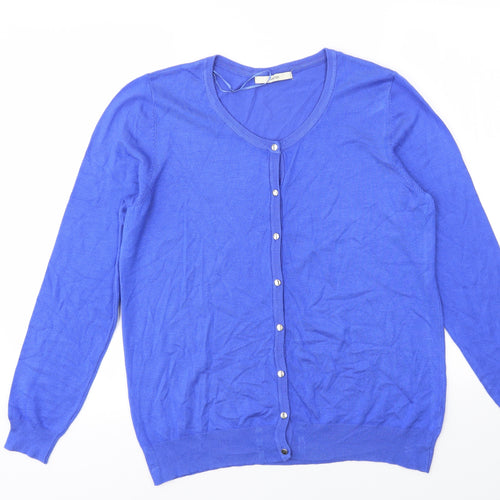 George Womens Blue   Cardigan Jumper Size 16