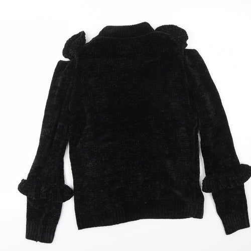 River Island Womens Black   Pullover Jumper Size 10