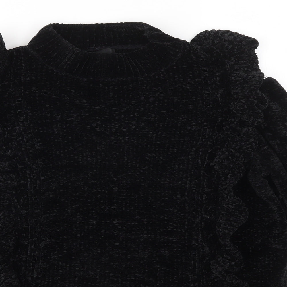 River Island Womens Black   Pullover Jumper Size 10