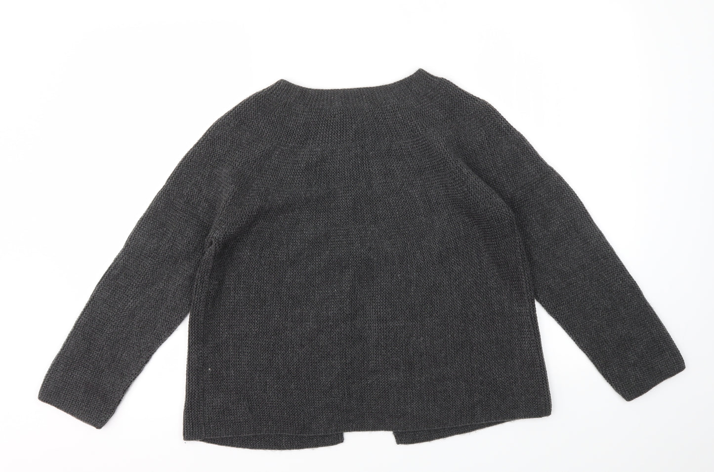 Zara Girls Grey   Cardigan Jumper Size 13-14 Years