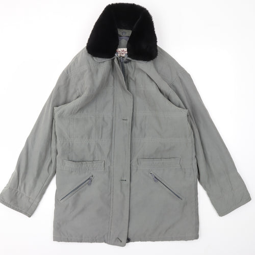 Bonmarché Womens Grey   Jacket Coat Size S