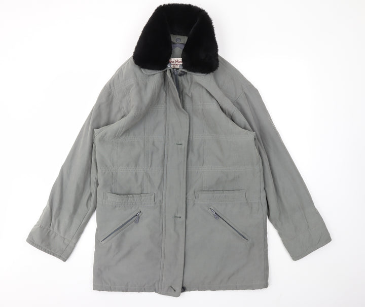 Bonmarché Womens Grey Jacket Coat Size S