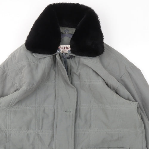 Bonmarché Womens Grey   Jacket Coat Size S