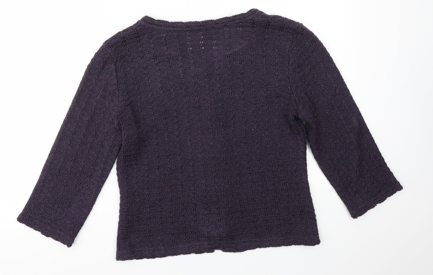 PER UNA  Womens Purple   Cardigan Jumper Size M