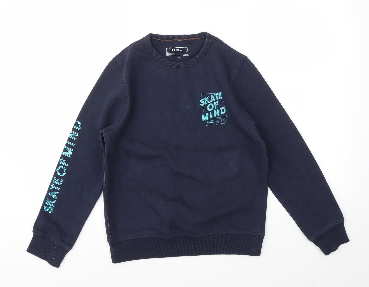 NEXT Boys Blue   Pullover Jumper Size 12 Years