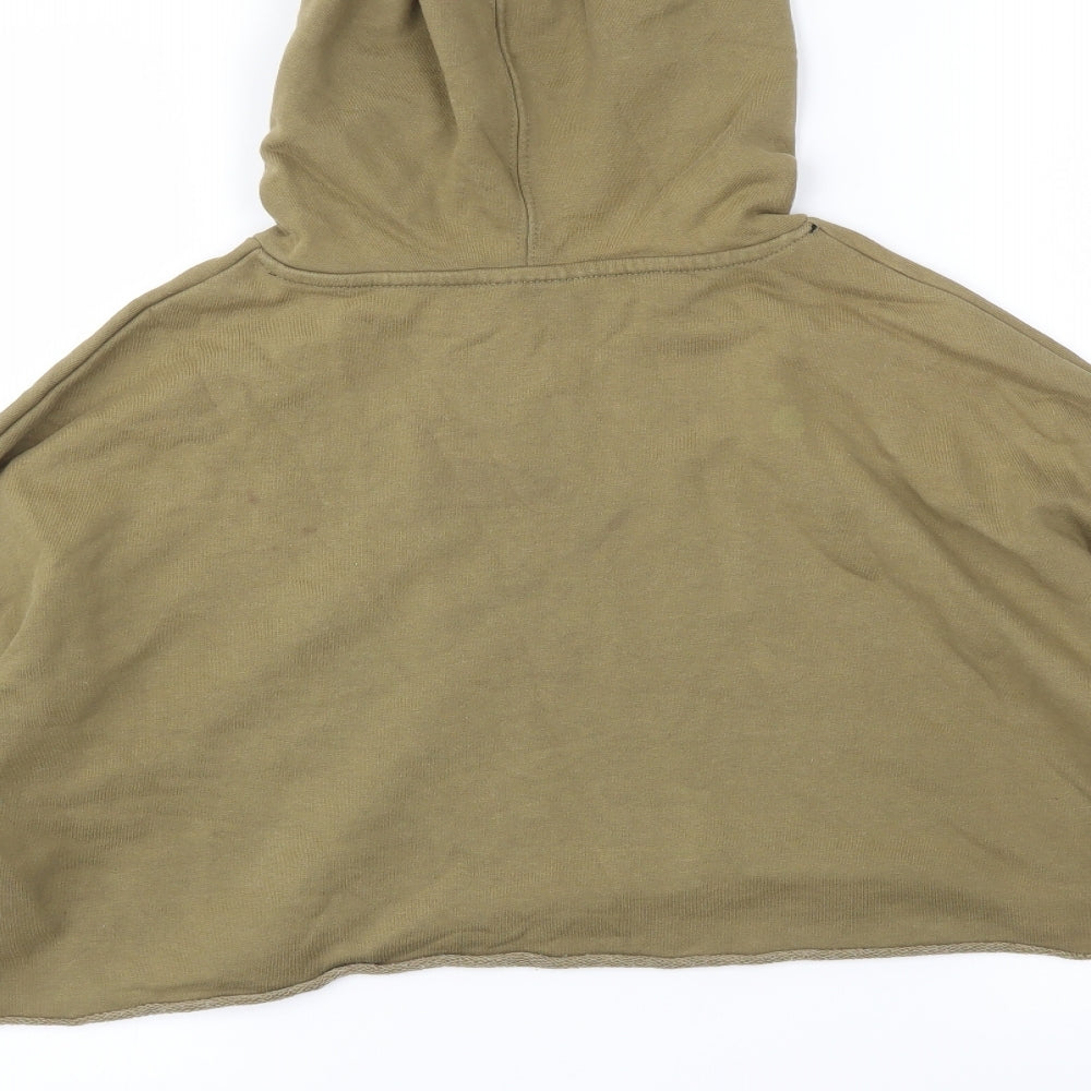 TOPSHOP  Womens Green Geometric  Pullover Jumper Size 6
