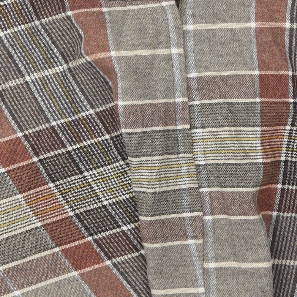 Preworn Womens Multicoloured Check  Flare Skirt Size 30 in