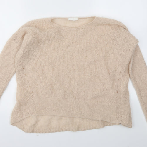 Preworn Womens Ivory   Pullover Jumper Size XL