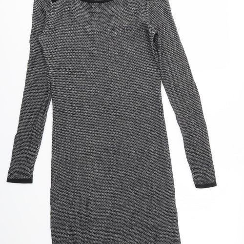 Spirit Womens Black   Jumper Dress  Size 8