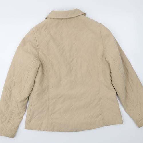 Soon Womens Beige   Jacket Coat Size 14