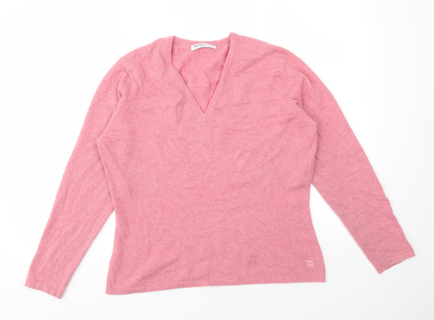 JOHNSTONS  Womens Pink   Pullover Jumper Size L