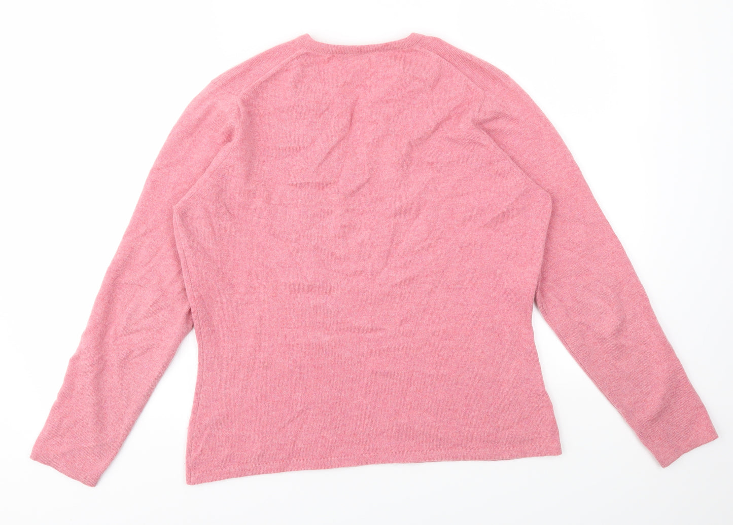 JOHNSTONS  Womens Pink   Pullover Jumper Size L