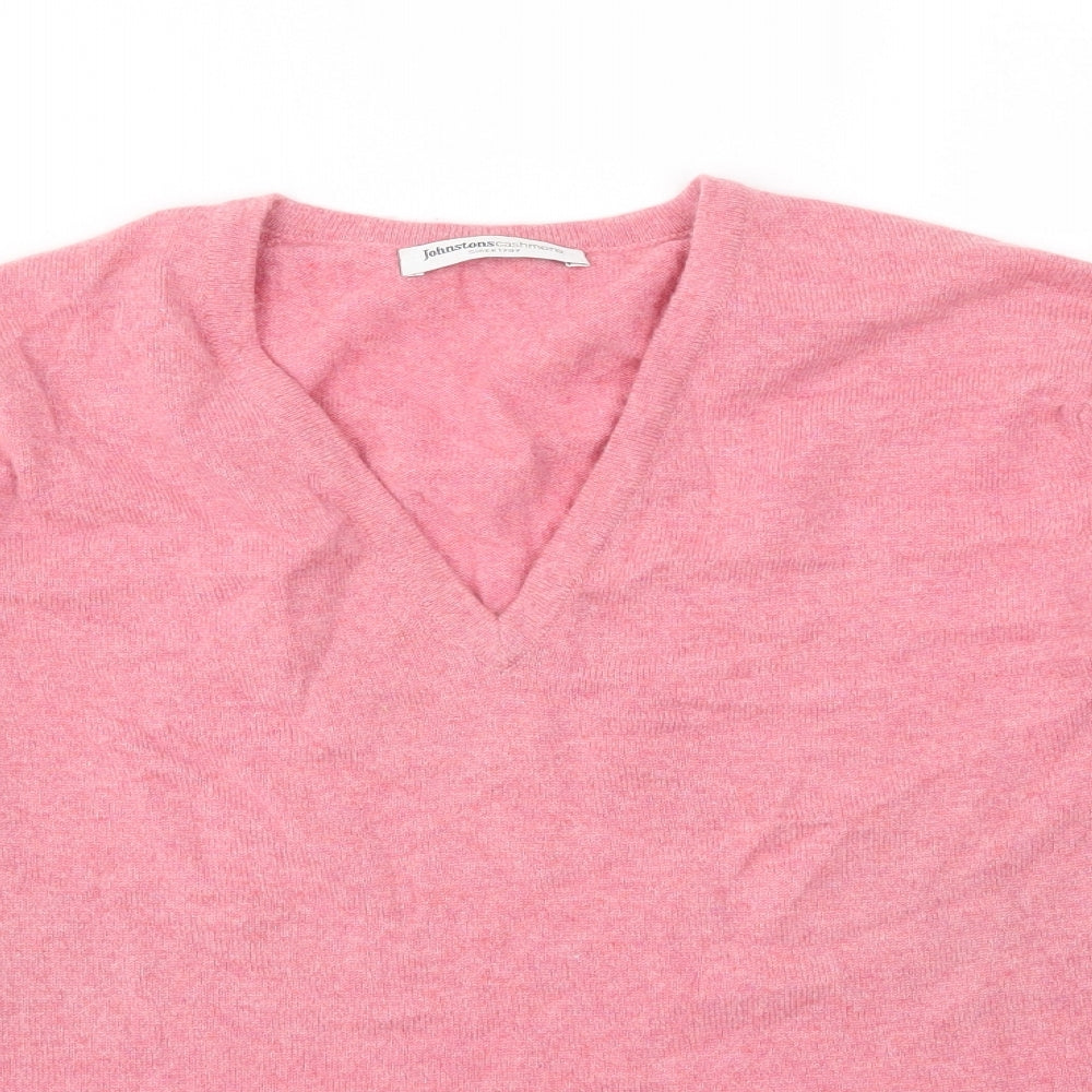 JOHNSTONS  Womens Pink   Pullover Jumper Size L
