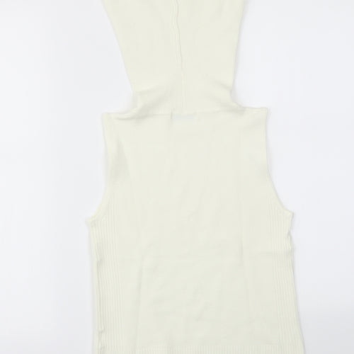 Secret Womens Ivory   Basic T-Shirt Size 14