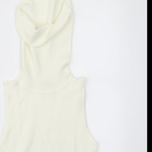 Secret Womens Ivory   Basic T-Shirt Size 14