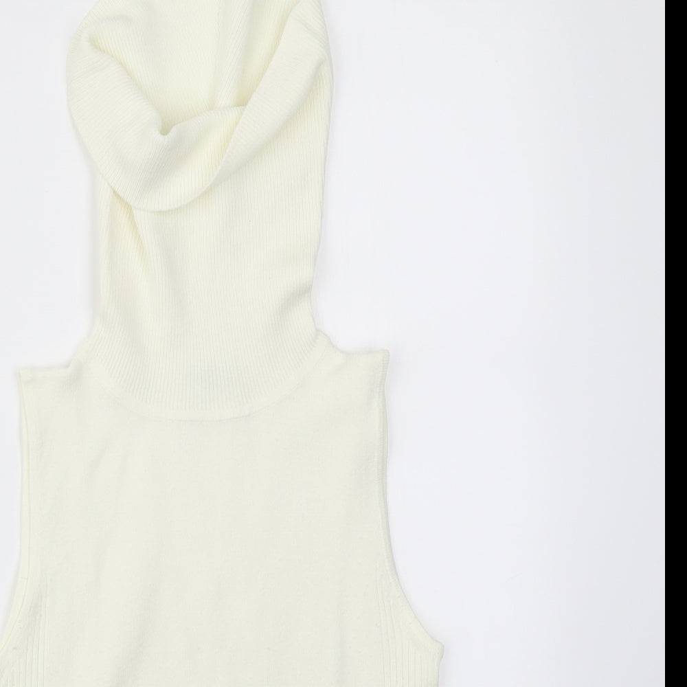 Secret Womens Ivory   Basic T-Shirt Size 14