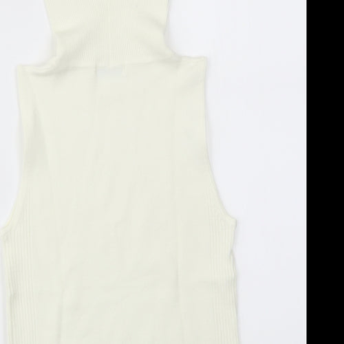 Secret Womens Ivory   Basic T-Shirt Size 14