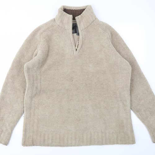 Cherokee Mens Brown   Pullover Sweatshirt Size L
