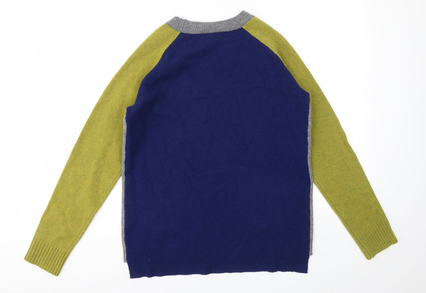 KEN Womens Multicoloured Geometric  Pullover Jumper Size L