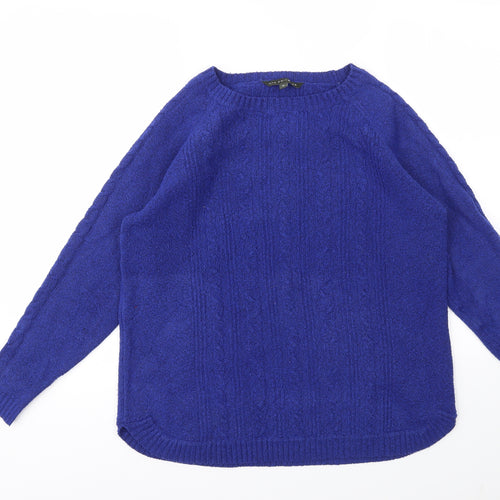 Bonmarché Womens Blue   Pullover Jumper Size 12