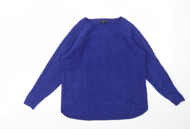 Bonmarché Womens Blue Pullover Jumper Size 12