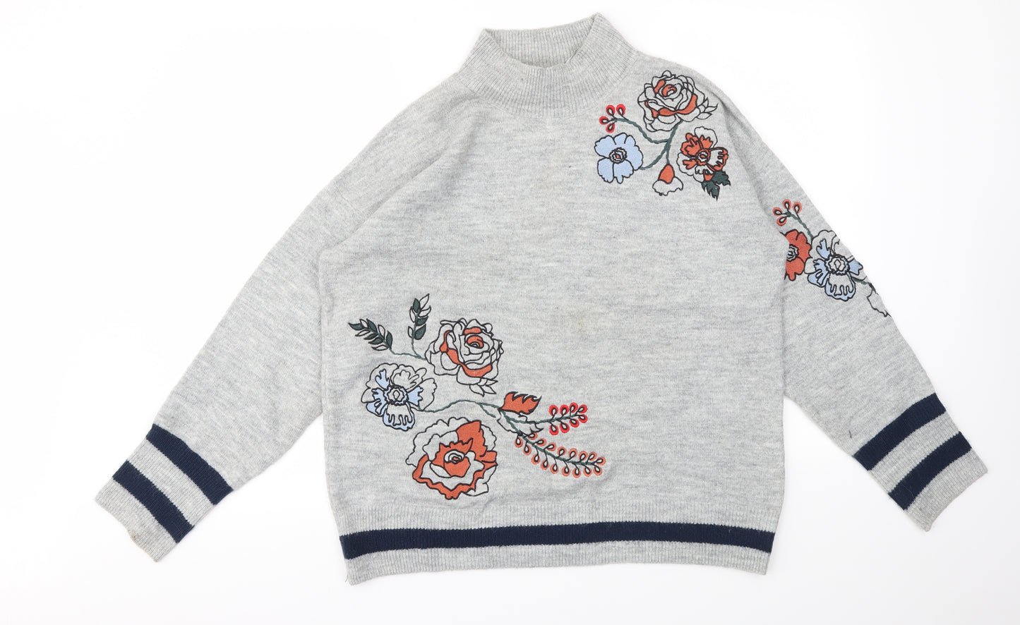 TU Womens Multicoloured Floral  Pullover Jumper Size 14