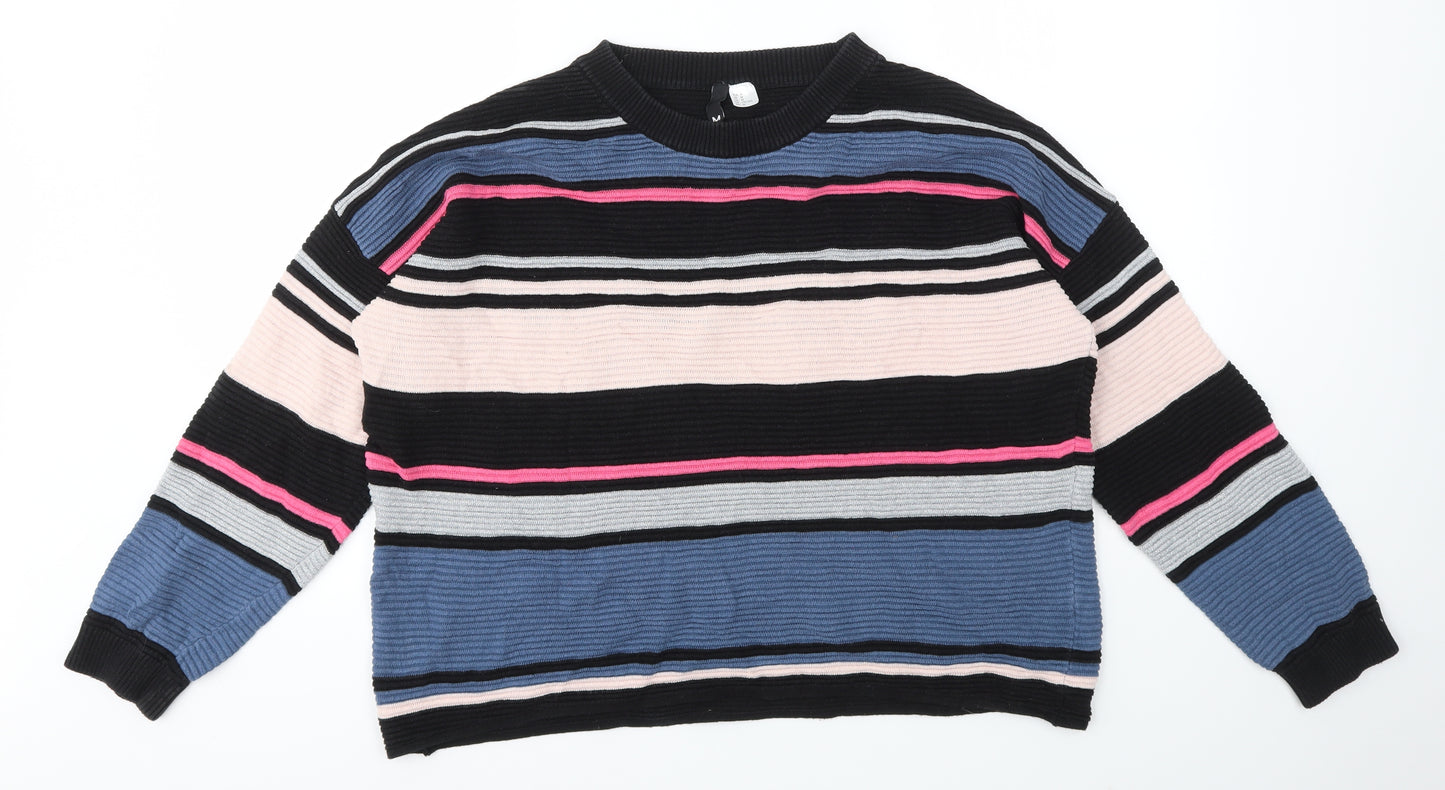H&M Womens Multicoloured Polka Dot  Pullover Jumper Size M
