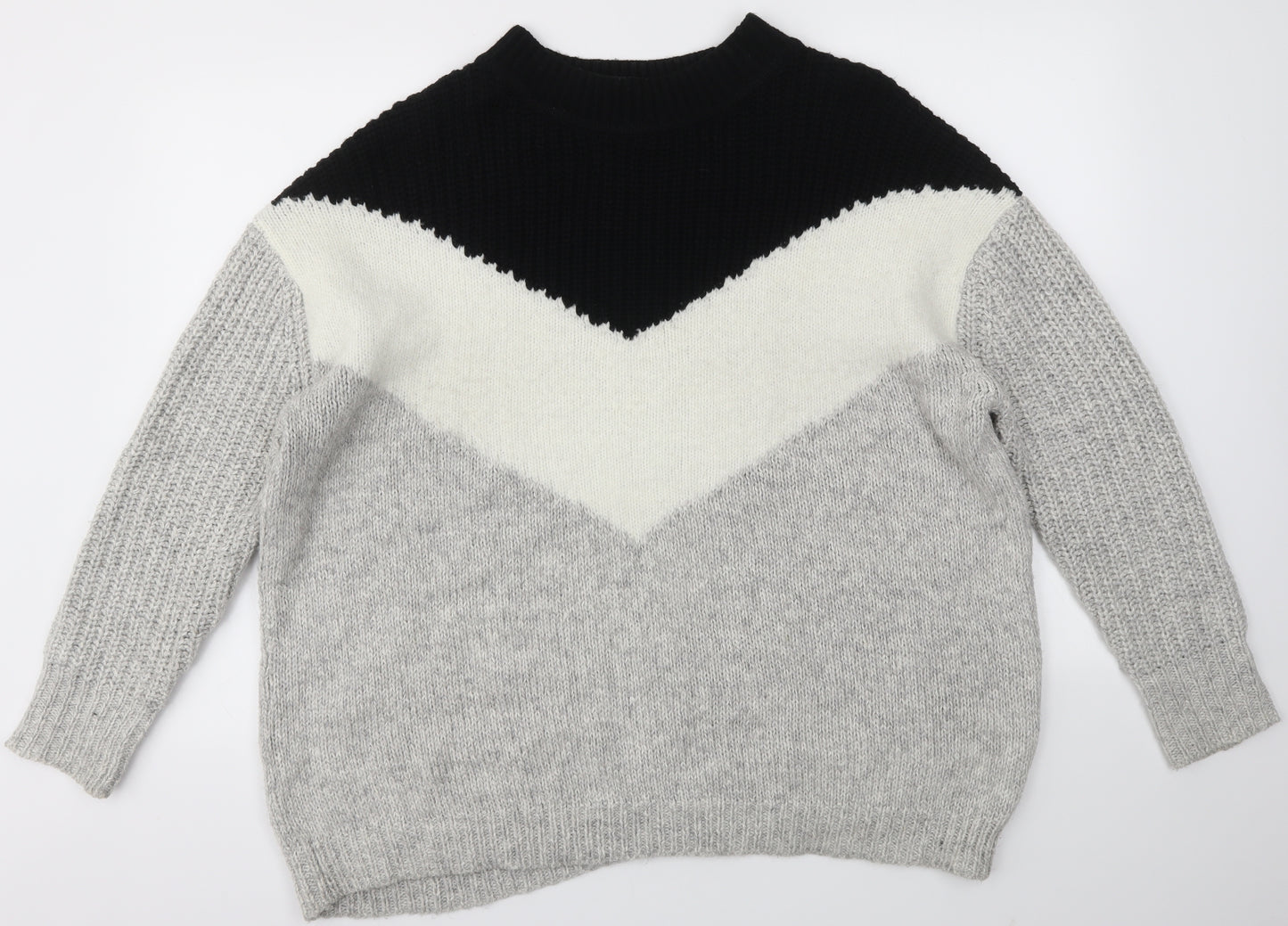 Matalan Womens Multicoloured Geometric  Pullover Jumper Size L