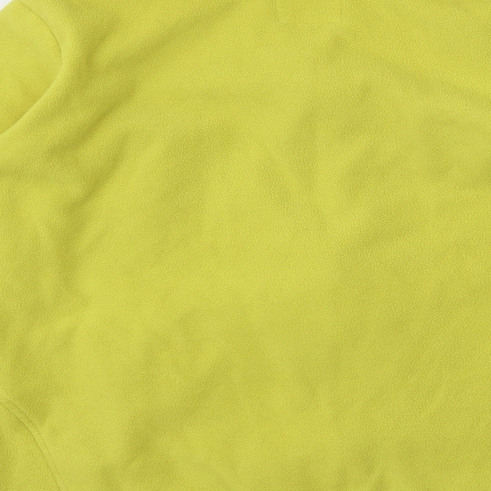 GOOD MOVE Womens Yellow   Full Zip Jumper Size 12