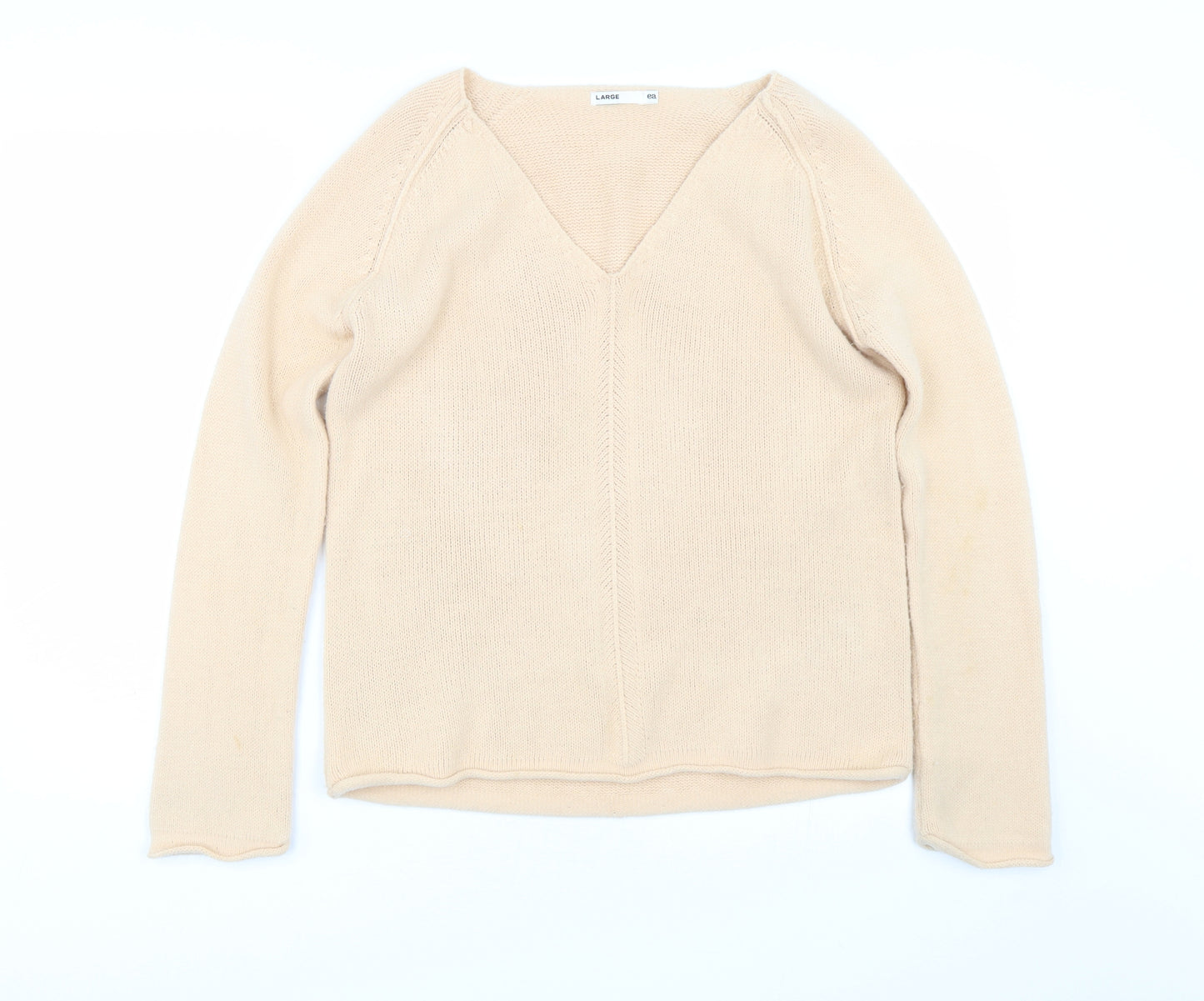 EA Womens Beige   Pullover Jumper Size L