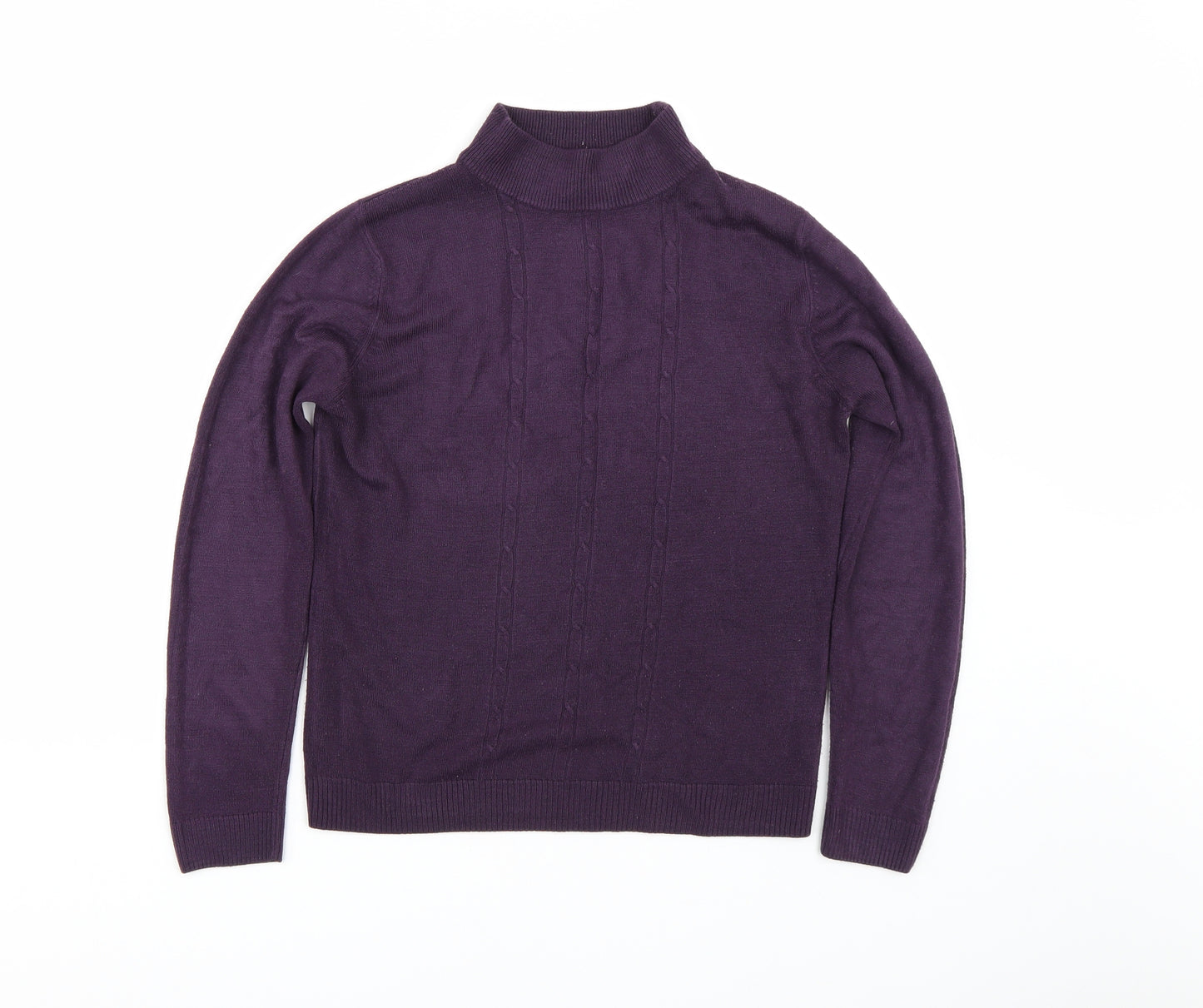 Pure & Natural Womens Purple   Pullover Jumper Size 10