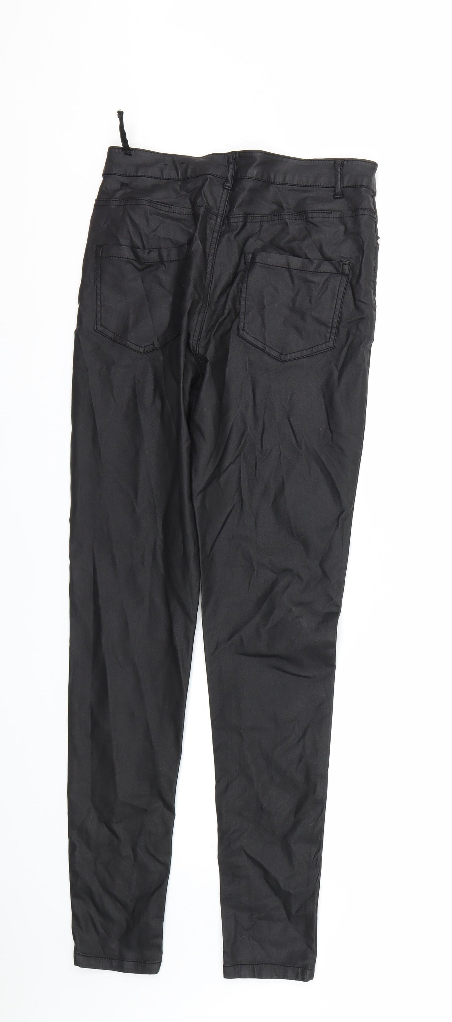Missguided Womens Black   Jegging Jeans Size 12 L28 in