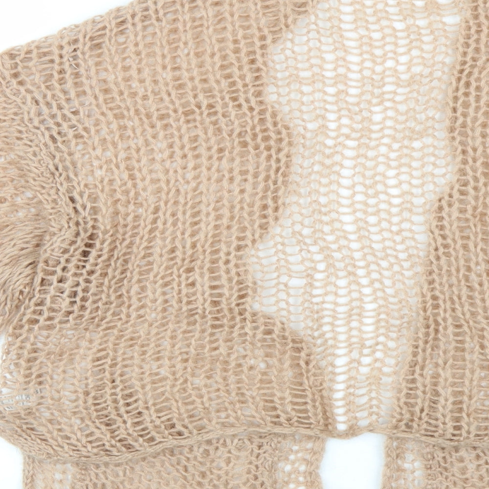 Topshop Womens Brown   Cardigan Jumper Size 10