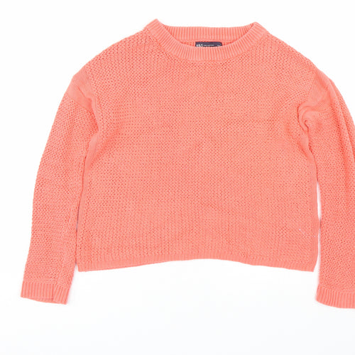 M&S Womens Pink   Pullover Jumper Size S