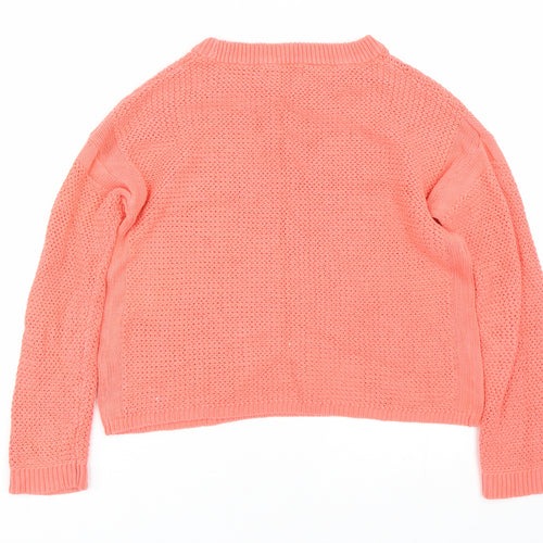 M&S Womens Pink   Pullover Jumper Size S