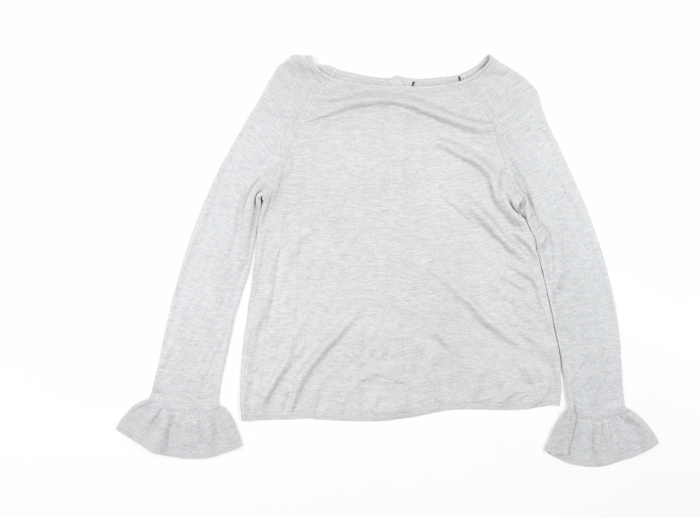 M&S Womens Grey   Cardigan Jumper Size 6