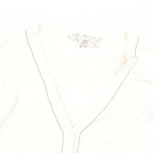 Natural Womens Beige   Cardigan Jumper Size 2XL