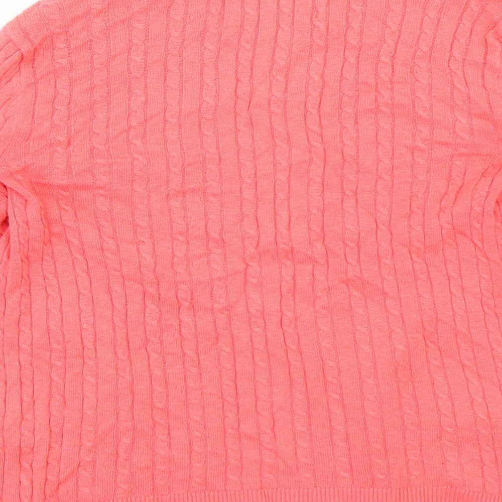 Maine Womens Pink   Cardigan Jumper Size 12